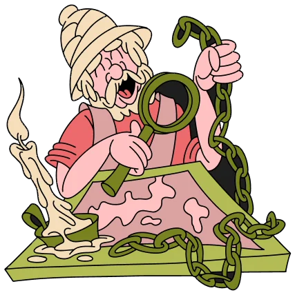 Treasure hunter sticker